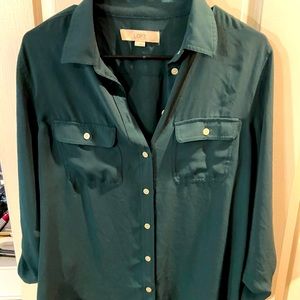 Forest green loft top